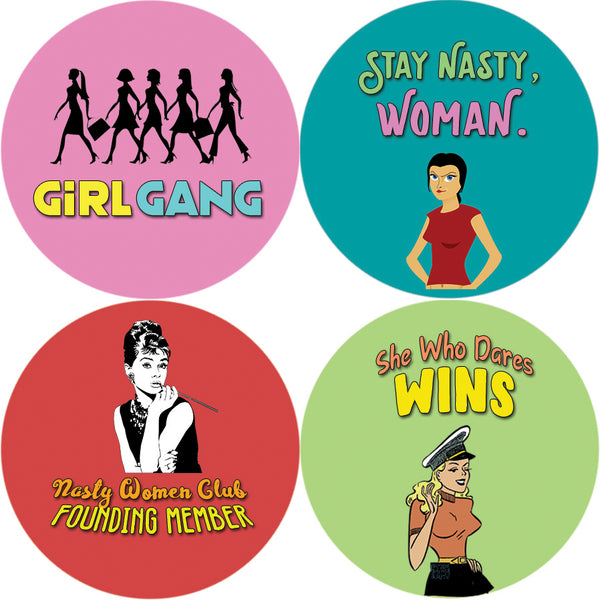 Girl Power Stickers (10-Sheet) - Assorted Designs for Children - Classroom Reward Incentives for Female Students - Stocking Stuffers Party Favors & Giveaways for Teens & Adults