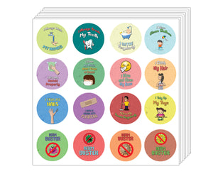 Creanoso Hygiene Reminder for Kids Stickers - Awesome Giveaways for Students