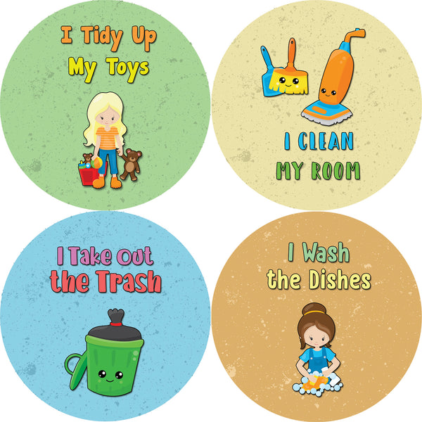 Creanoso Kids Chores Helper Stickers - Amazing Giveaways Sticky Cards Pack