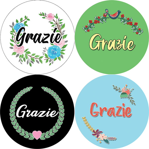 Creanoso Grazie Stickers - Amazing Giveaways Sticky Cards Pack