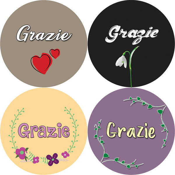 Creanoso Grazie Stickers - Amazing Giveaways Sticky Cards Pack