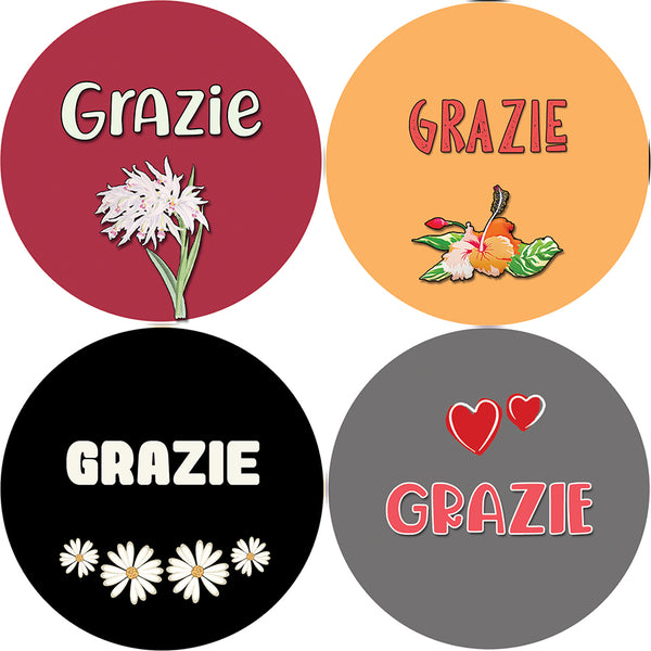 Creanoso Grazie Stickers - Amazing Giveaways Sticky Cards Pack