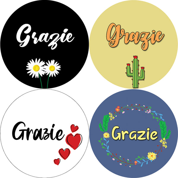 Creanoso Grazie Stickers - Amazing Giveaways Sticky Cards Pack