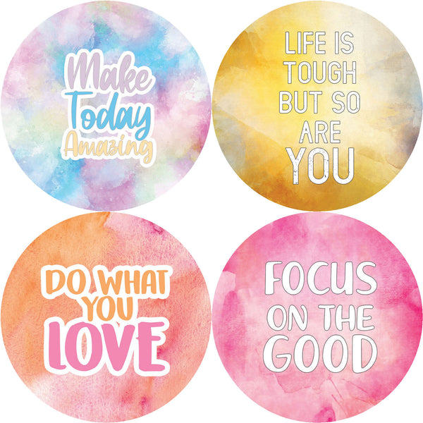 Creanoso Affirmation Stickers - Positive Encouragement (10-Sheet) - Assorted Designs for Children - Classroom Reward Incentives for Students - Stocking Stuffers Party Favors & Giveaways