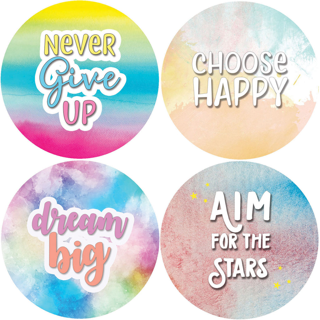 Kindness, Affirmation stickers with colorful stars