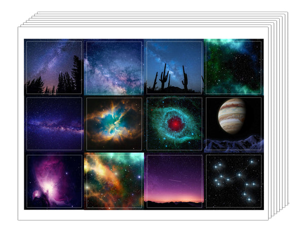 Creanoso Galaxy Stickers -Premium Quality Gift Set