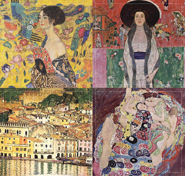 Creanoso Klimt Art Stickers (20-Sheet) - Premium Quality Gift Ideas for Children, Teens, & Adults for All Occasions - Stocking Stuffers Party Favor & Giveaways