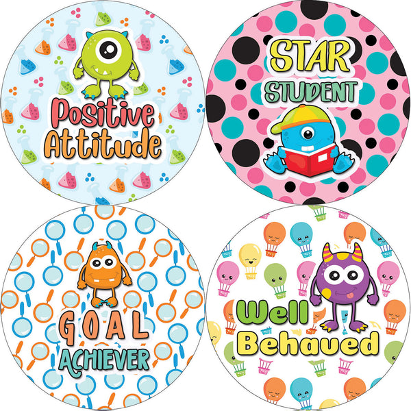 Creanoso Celebrate Learning Stickers  - Awesome Gift Set for Students and Children
