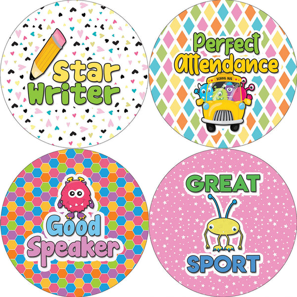Creanoso Celebrate Learning Stickers  - Awesome Gift Set for Students and Children