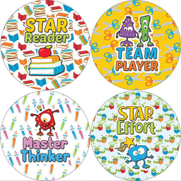 Creanoso Celebrate Learning Stickers  - Awesome Gift Set for Students and Children