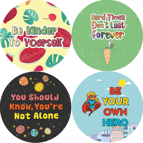 Creanoso Positive Motivational Stickers Series 1 (20-Sheet) - Premium Quality Gift Ideas for Children, Teens, & Adults for All Occasions - Stocking Stuffers Party Favor & Giveaways