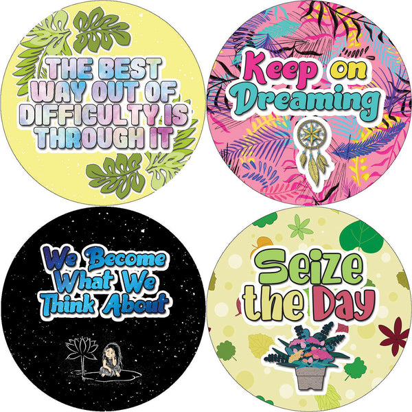 Creanoso Positive Motivational Stickers Series 2 (20-Sheet) - Premium Quality Gift Ideas for Children, Teens, & Adults for All Occasions - Stocking Stuffers Party Favor & Giveaways