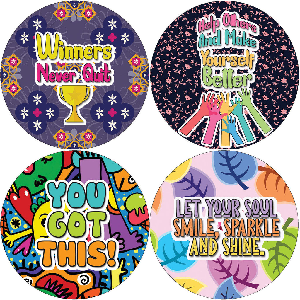 Creanoso Motivational Stickers for Kids - Positive Encouragement (10-S