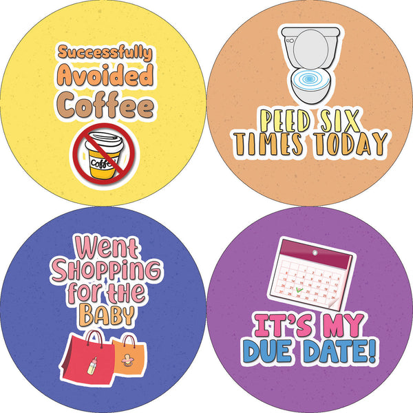 Creanoso Funny Stickers Series 3 - Pregnancy Rewards - Humorus Party Favors Sticky Cards Pack