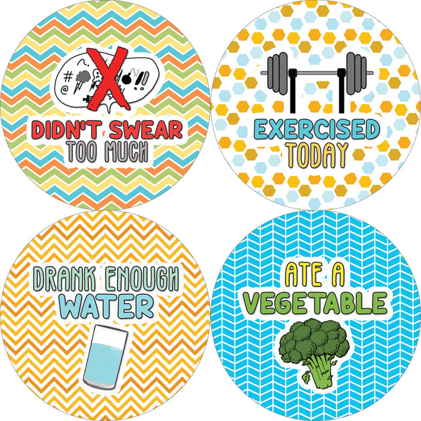 Creanoso Funny Stickers Series 5 - Unisex Adult Reward (10-Sheet) - Assorted Designs for Men and Women - Stocking Stuffers Party Favors & Giveaways for Teens & Unisex Adults