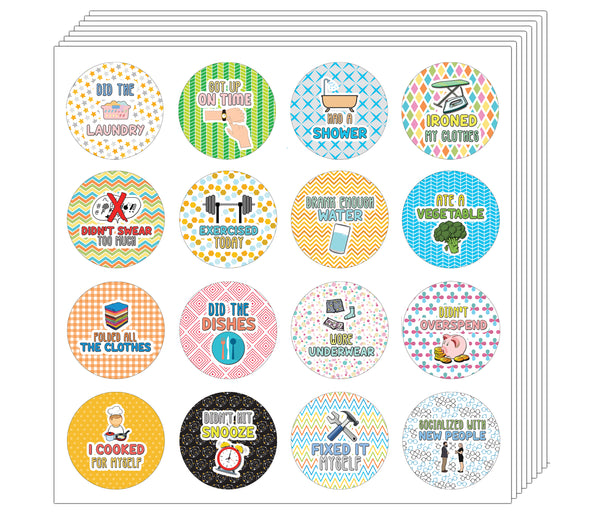 Creanoso Funny Stickers Series 5 - Unisex Adult Reward (10-Sheet) - Assorted Designs for Men and Women - Stocking Stuffers Party Favors & Giveaways for Teens & Unisex Adults