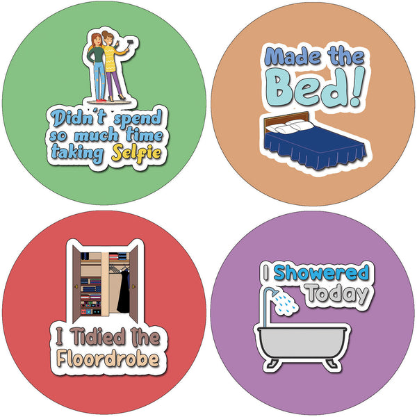 Creanoso I Adulted Stickers - Perfect Gift Set and Stocking Stuffers for All Occasions