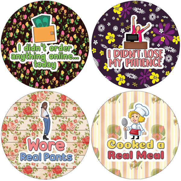 Creanoso Adulting Stickers for Women - Awesome Stocking Stuffers and Gift Set