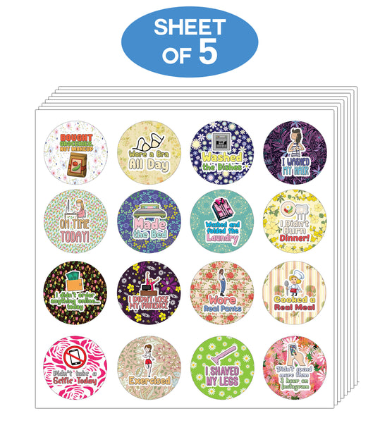 Creanoso Adulting Stickers for Women - Awesome Stocking Stuffers and Gift Set