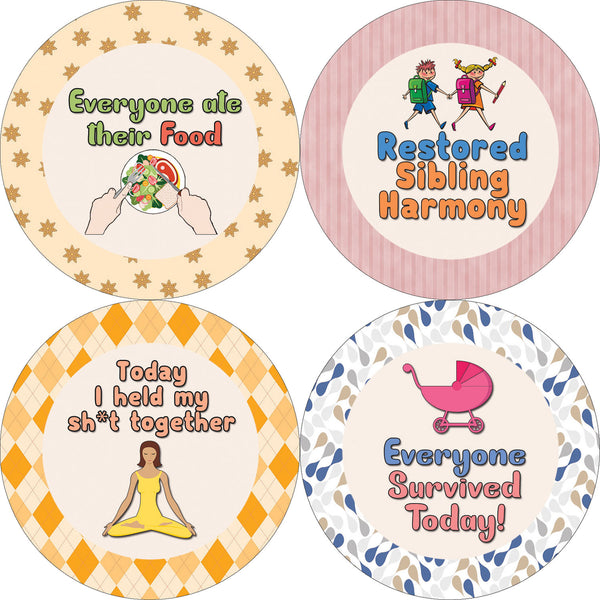 Creanoso Funny Parenting Rewards Stickers - Awesome Stocking Stuffers Gift Set