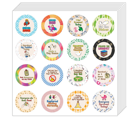 Creanoso Funny Parenting Rewards Stickers - Awesome Stocking Stuffers Gift Set