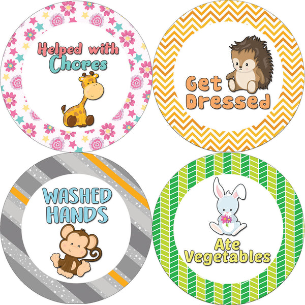 Creanoso Cute Toddler Rewards Stickers (20-Sheet) - Premium Quality Gift Ideas for Children, Teens, & Adults for All Occasions - Stocking Stuffers Party Favor & Giveaways