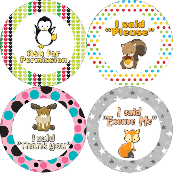 Creanoso Cute Toddler Rewards Stickers (10-Sheet) - Animal Designs for Children - Classroom Reward Incentives for Students - Stocking Stuffers Party Favors & Giveaways for Teens & Adults