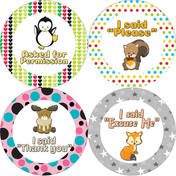 Creanoso Cute Toddler Rewards Stickers - Stocking Stuffers and Gift Set for Children