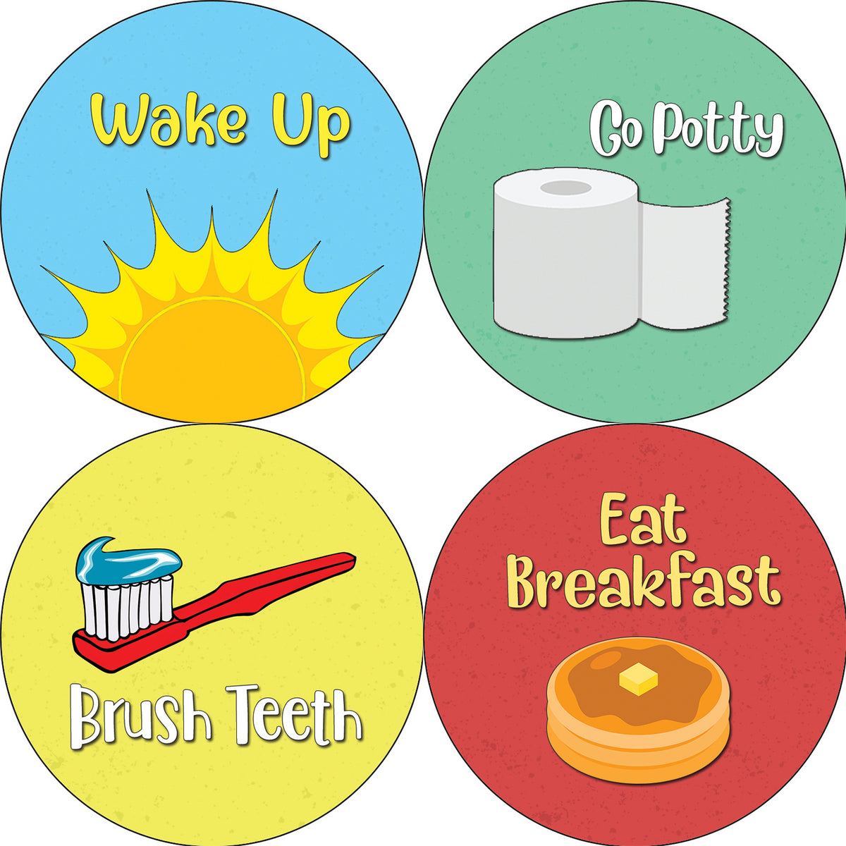 Creanoso Routine Stickers for Homeschool Kids (20-Sheet) - Premium Qua