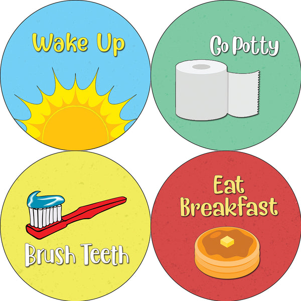 Creanoso Routine Stickers for Homeschool Kids (20-Sheet) - Premium Quality Gift Ideas for Children, Teens, & Adults for All Occasions - Stocking Stuffers Party Favor & Giveaways