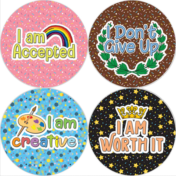 Creanoso Confetti Positive Sayings Series 2 (20-Sheet) - Premium Quality Gift Ideas for Children, Teens, & Adults for All Occasions - Stocking Stuffers Party Favor & Giveaways