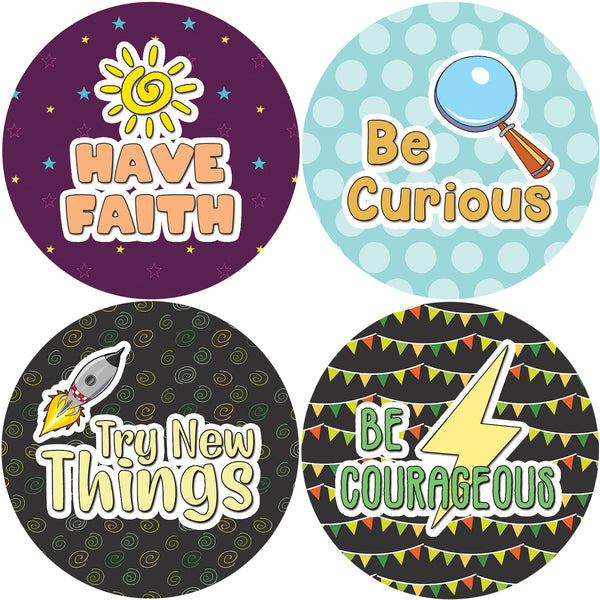 Creanoso Confetti Positive Sayings Series 2 (20-Sheet) - Premium Quality Gift Ideas for Children, Teens, & Adults for All Occasions - Stocking Stuffers Party Favor & Giveaways