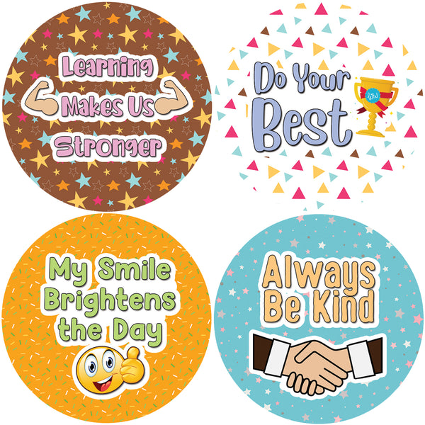 Creanoso Confetti Positive Sayings Series 2 (10-Sheet) - Classroom Reward Incentives for Students and Children - Stocking Stuffers Party Favors & Giveaways for Teens & Adults