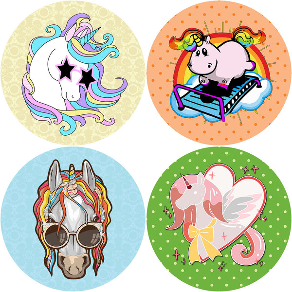 Creanoso Unicorn Stickers Series 5 - Just Unicorn (10-Sheet) - Classroom Reward Incentives for Students and Children - Stocking Stuffers Party Favors & Giveaways for Teens & Adults