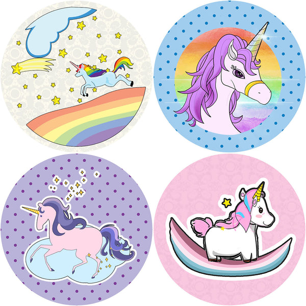 Creanoso Unicorn Stickers Series 5 - Just Unicorn (5-Sheet) - Stocking Stuffers Premium Quality Gift Ideas for Children, Teens, & Adults - Corporate Giveaways & Party Favors