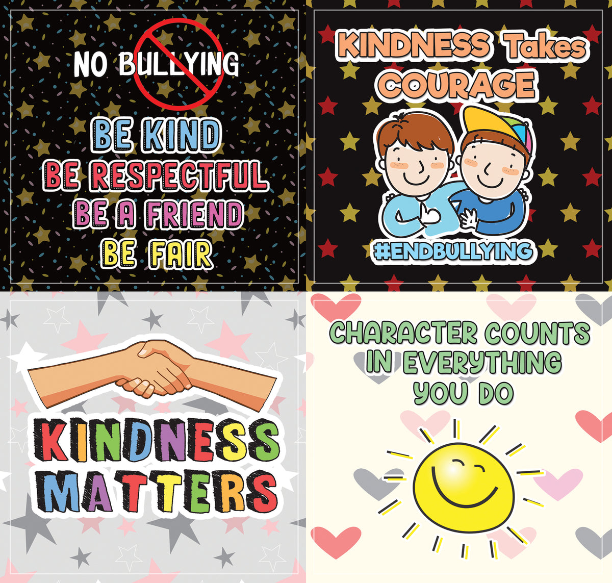 Creanoso Anti-Bullying Stickers Series 2 (5-Sheet) - Stocking Stuffers