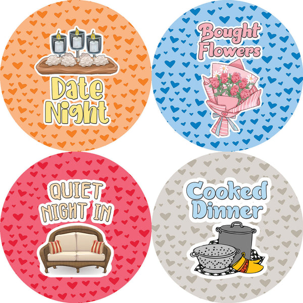 Romance Rewards Stickers (10-Sheet)