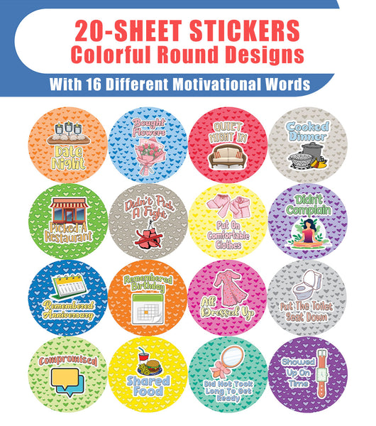 Romance Rewards Stickers (20-Sheet)