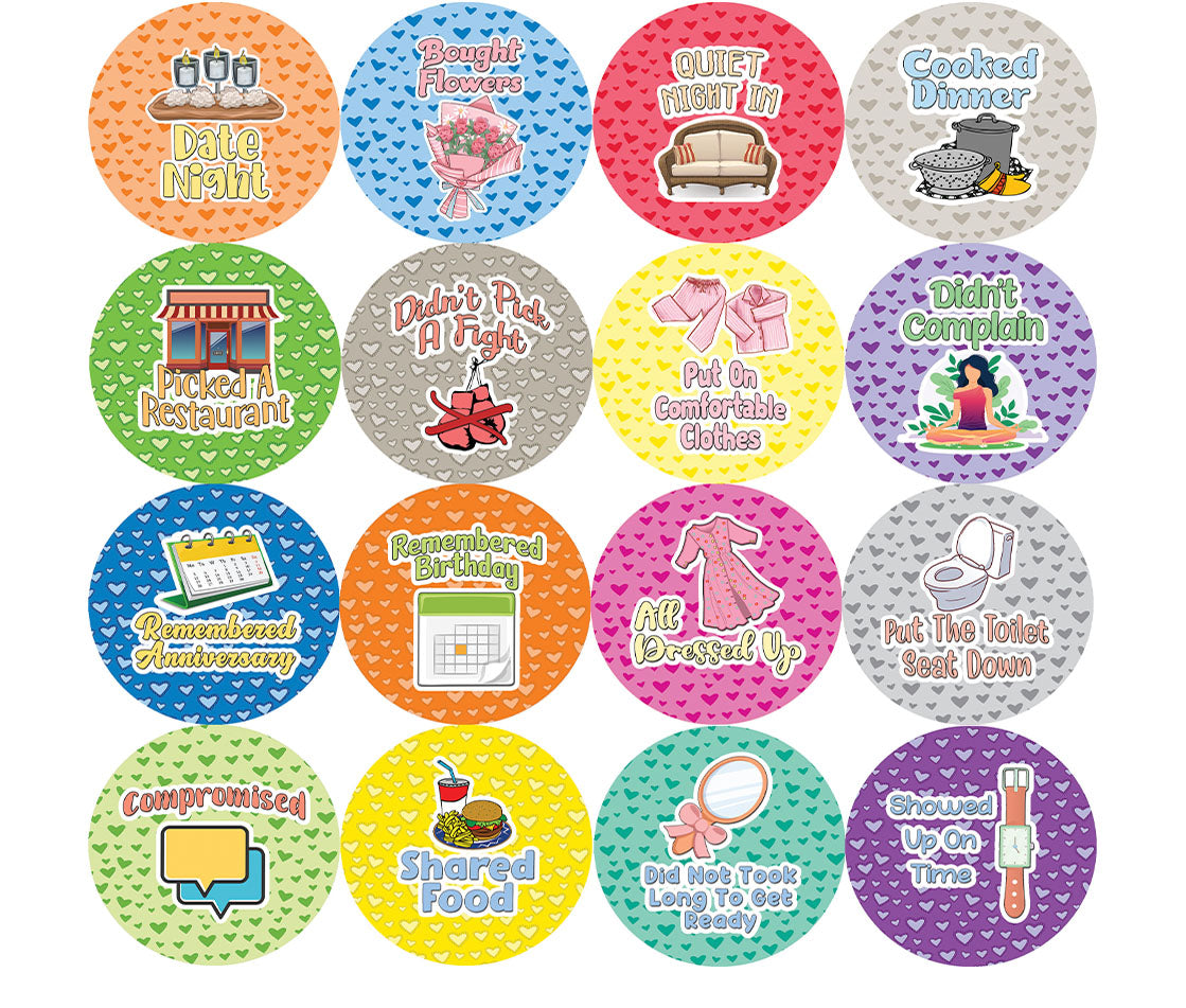 Romance Rewards Stickers (10-Sheet)