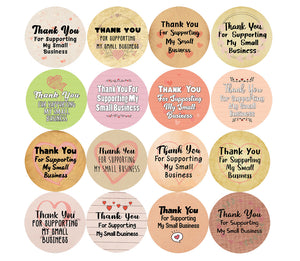 Small Business Thank You Stickers Series 1 (10-Sheet)