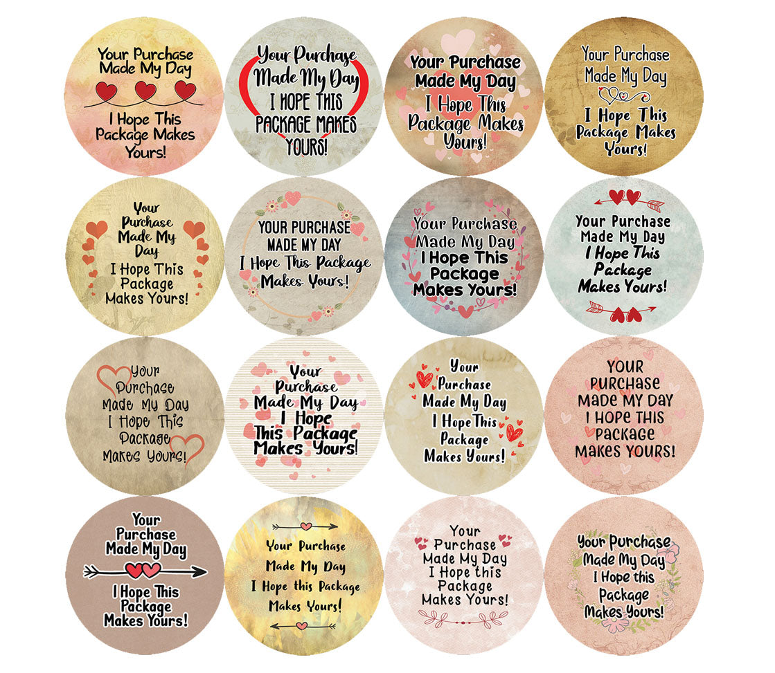 Small Business Thank You Stickers Series 2 (20-Sheet)