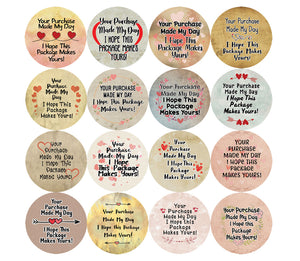 Small Business Thank You Stickers Series 2 (20-Sheet)
