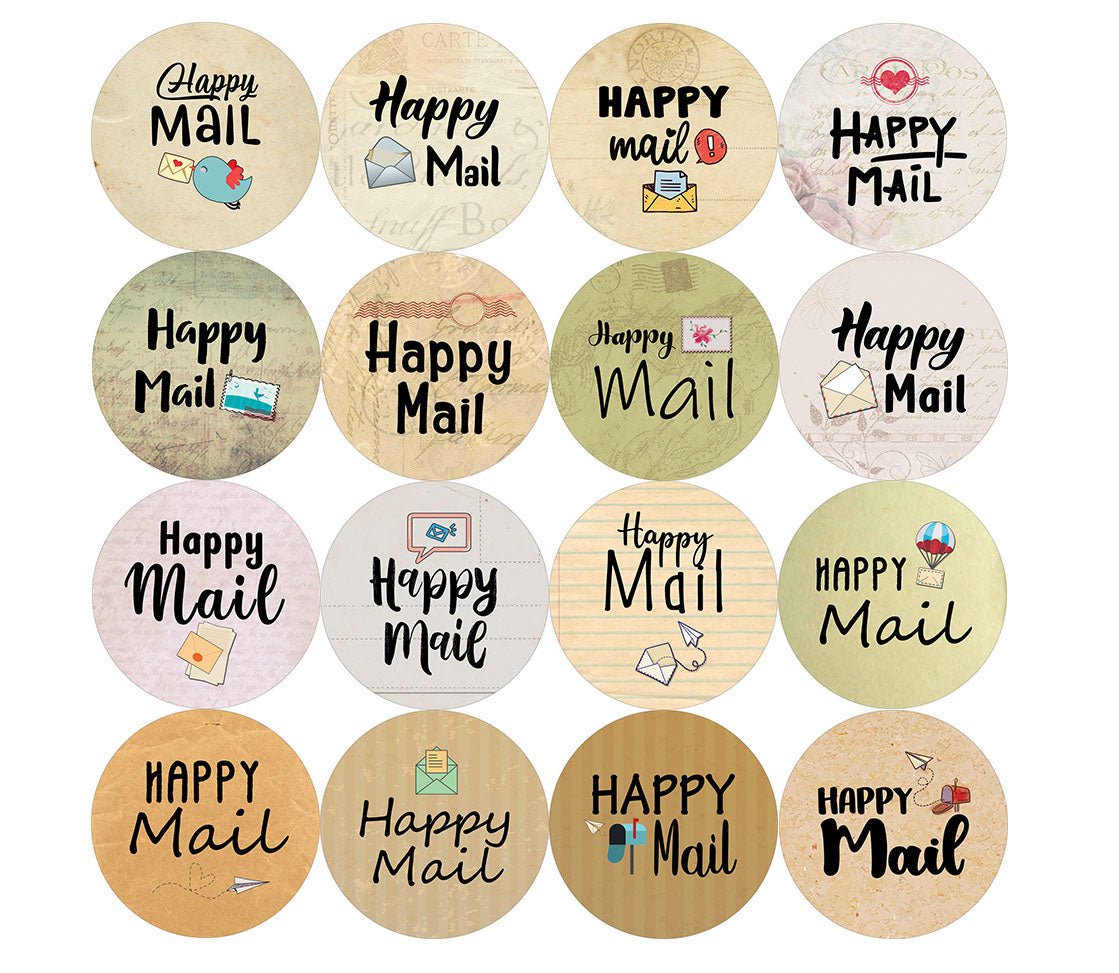 Happy Mail Stickers (20-Sheet)