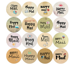 Happy Mail Stickers (20-Sheet)