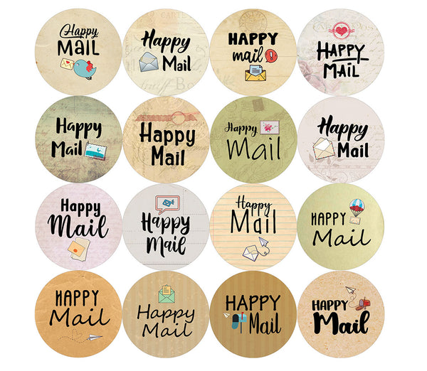 Happy Mail Stickers (20-Sheet)