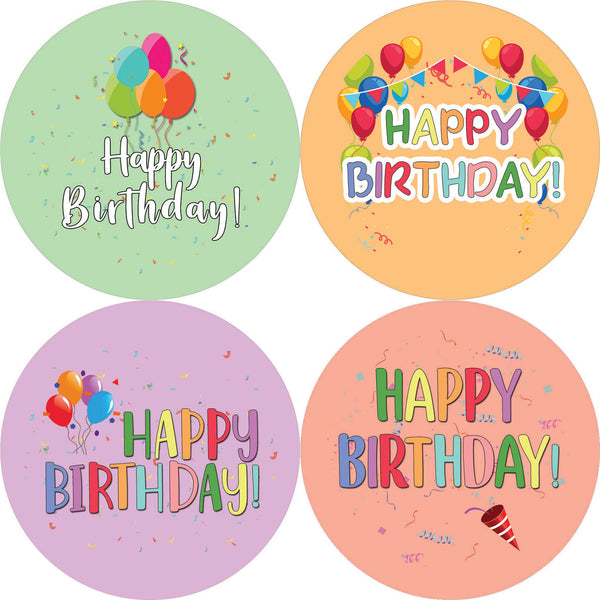 Happy Birthday Stickers (5-Sheet)