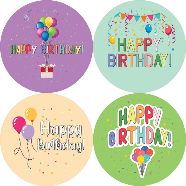 Happy Birthday Stickers (20-Sheet)