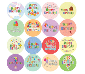 Happy Birthday Stickers (20-Sheet)