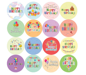Happy Birthday Stickers (20-Sheet)
