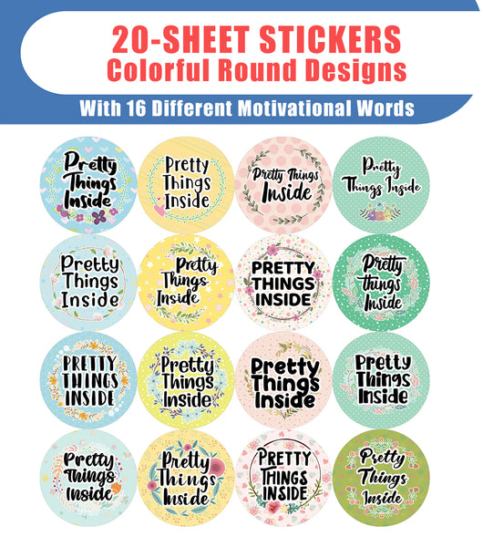 Pretty Things Inside Stickers (20-Sheet)